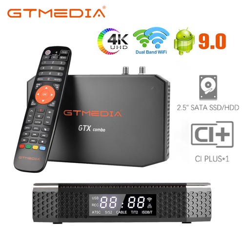 Android smart box - 8k, dvb-t2