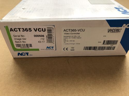 Video controller act365 vcu - video,