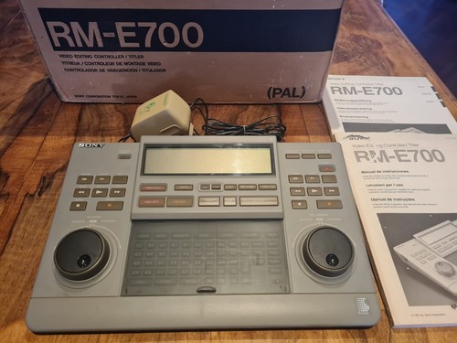 Sony e700 video editing - sony, rm-e700