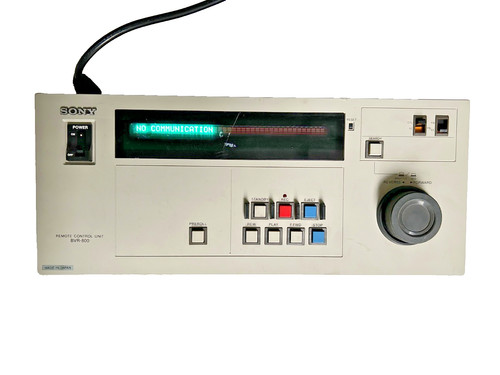 Sony bvr 800 - bvr-800, control
