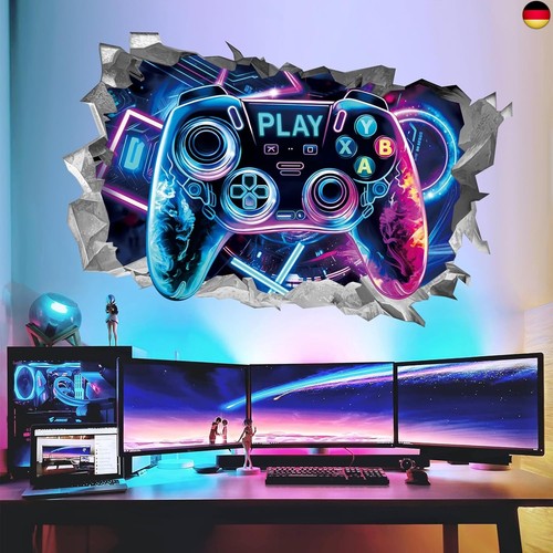 Wandtattoo junge gamer - junge,